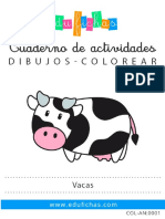 Vaca para Colorear