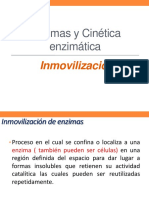 Enzimas y Cinética Enzimática-Inmovilizacion