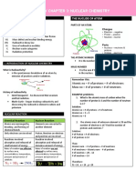 Chemistry Chapter 3: Nuclear Chemistry: The Nuclide of Atom