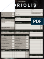 Coriolis - Character Sheet