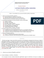 Bueno, G. (15 de Febrero 1995) - Principios de Una Teoría Filosófico Política Materialista