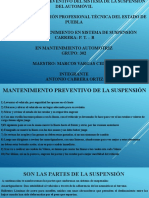 Mantenimiento Preventivo Del Sistema de La Suspensión