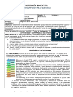 Guía de Aprendizaje Origen de La Taxonomia