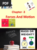 Chapter - 3: Forces and Motion