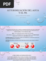 Autoionización Del Agua y El PH .Argelishp. Bioquimica I.