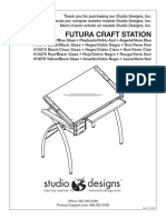 MANUAL - Mesa de Vidro para Desenho Futura Craft Station