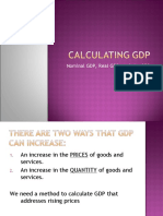 Nominal GDP, Real GDP, and The GDP Deflator