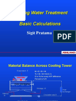 Cooling Water Treatment Basic Calculations