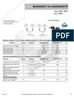 MUR20040CT Thru MUR20060CTR: Silicon Super Fast Recovery Diode