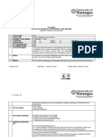 Syllabus College of Business, Accountancy, and Auditing: ST ST