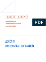 Derechos Reales de Garantía 2021