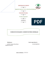 Horticulture Gatta B.yasmine l2 2020