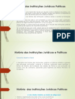 Aulas de História Das Instituições Jurídicas Politicas (Material de Apoio, Apenas para o Consumo Do Aluno)