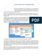 National Nursing Core Competency Standards 2012: Brief History