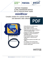 miniELCOR Correttore Volume Gas Riels