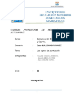 Estrategias para El Uso de Los Signos de Puntuacion