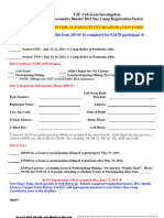 2011 Moe Cub Scout Day Camp - Individual Registration Form & Medical