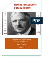 John Dewey Assignment - Rajesh