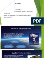 Earth's Systems and Kinds of Rocks