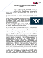 Primera Fase Del Gobierno Revolucionario de La Fuerza Armada