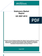 Stationery Market Report UK 2007 - Sample