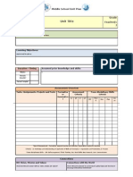 Unit Title: Middle School Unit Plan