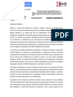 Carta Minvivienda