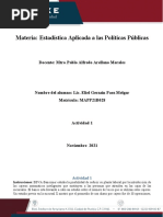 Actividad 01 - ESTADISTICA PARA POLITICAS PUBLICAS
