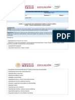 Unidad 1. Sesión 1. Planeación Didáctica. Procedimiento Administrativo.