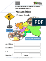 MATEMÁTICA 1er GRADO Concurso