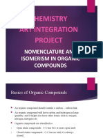 Chemistry Art Integration Project: Nomenclature and Isomerism in Organic Compounds