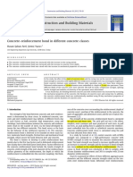 Arel Concrete-Reinforcement Bond in Different Concrete Classes