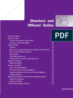 Directors' and Officers' Duties