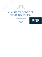 Consulta Sobre El Tema Direccion