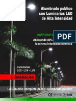 Luminarias Led Streetlight Instalacion Espanol