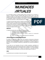 Comunidades Virtuales - Comunicación Grupal