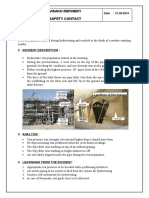 Safety Contact - Pipeline Bursted During Hydrotest