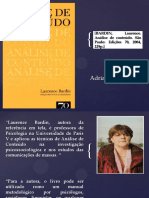 Adriana Santos - Anlise de Conteudo-Bardin2004
