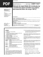 NBR 11301 - Cálculo Da Capacidade de Condução de Corrente de Cabos Isolados em Regime Permanente