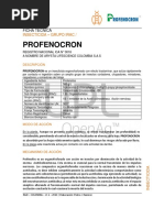 Ficha Técnica Profenocron