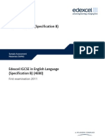 Igcse: English Language (Specification B)