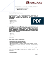 Delitos de Corrupción de Funcionarios - Balotario de Preguntas Dr. Fidel Rojas Vargas.