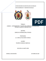 Unidad 2 - Antecedentes y Fuentes Del Derecho Internacional Privado Cuadros Comparativos - Ricardo