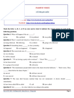 Bài Tập Giải Chi Tiết Passive Voice Cô Phạm Liễu