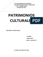 Patrimonios Culturales y de La Humanidad