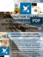 Introduction To Land Acquisition Plan and Resettlement Action Plan (Laprap Preparation)