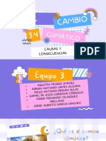 Equipo 3. Tema 3.3 Cambio Climático.