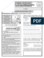 5o Ano Atividades Da 21a SEMANA