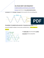 Amplitude, Period, Phase Shift and Frequency