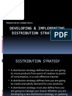 Developing & Implementing Distribution Strategies